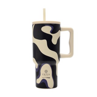 Estia ESTIA ΘΕΡΜΟΣ STRAW TUMBLER XL SAVE THE AEGEAN 900ml BOLD DRIFT