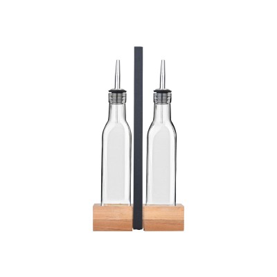 Estia ESTIA ΜΠΟΥΚΑΛΙΑ ΓΙΑ ΛΑΔΙ /ΞΥΔΙ ALLURE 2x280ml ΜΕ ΞΥΛΙΝΗ ΒΑΣΗ