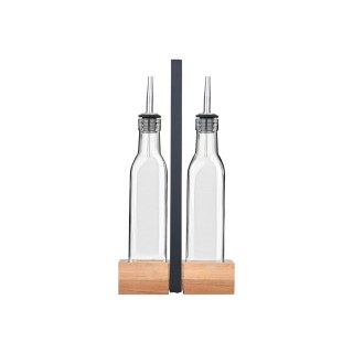 Estia ESTIA ΜΠΟΥΚΑΛΙΑ ΓΙΑ ΛΑΔΙ /ΞΥΔΙ ALLURE 2x280ml ΜΕ ΞΥΛΙΝΗ ΒΑΣΗ