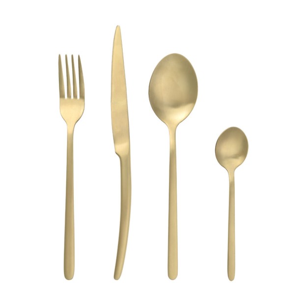 Estia ESTIA ΣΕΤ ΜΑΧΑΙΡΟΠΙΡΟΥΝΑ CHAMPANGE ΑΝΟΞΕΙΔΩΤΟ ΑΤΣΑΛΙ 18/0 24 ΤΕΜ.