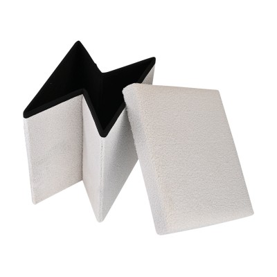 Estia ESTIA ΣΚΑΜΠΟ CUBE TEDDY ΜΕ ΑΠΟΘΗΚΕΥΤΙΚΟ ΧΩΡΟ 38Χ38cm ΛΕΥΚΟ