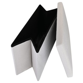 Estia ESTIA ΣΚΑΜΠΟ CUBE TEDDY ΜΕ ΑΠΟΘΗΚΕΥΤΙΚΟ ΧΩΡΟ 76Χ38cm ΛΕΥΚΟ