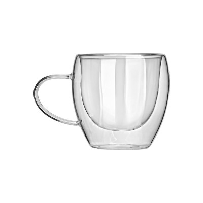 Estia ESTIA ΚΟΥΠΑ ΓΥΑΛΙΝΗ ΜΕ ΔΙΠΛΟ ΤΟΙΧΩΜΑ 250ml