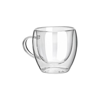 Estia ESTIA ΚΟΥΠΑ ΓΥΑΛΙΝΗ ΜΕ ΔΙΠΛΟ ΤΟΙΧΩΜΑ 250ml