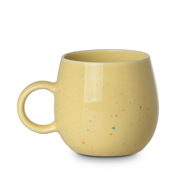 Estia ESTIA ΚΟΥΠΑ SPECKLE POP NEW BONE 480ml ΚΙΤΡΙΝΗ