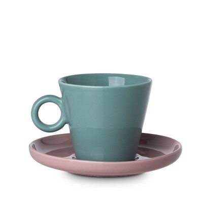 Estia ESTIA ΦΛYΤΖΑΝΙ CAPPUCCINO CREAM NEW BONE 200ml ΤΙΡΚΟΥΑΖ ΜΕ ΡΟΖ ΠΙΑΤΑΚΙ