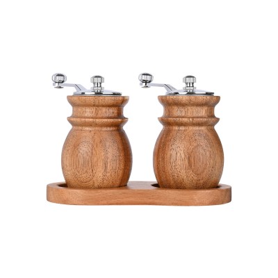 Estia ESTIA ΜΥΛΟΙ ΓΙΑ ΑΛΑΤΙ/ΠΙΠΕΡΙ ALLURE ΞΥΛΙΝΟΙ ΣΕΤ 2 ΤΕΜ. ΜΕ ΒΑΣΗ