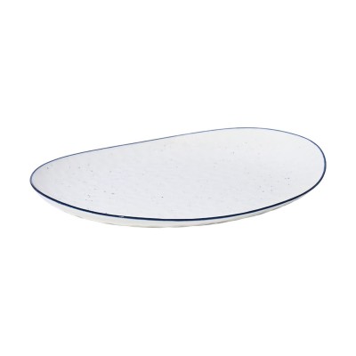 Estia ESTIA ΠΙΑΤΟ ΡΗΧΟ PEBBLES ΠΟΡΣΕΛΑΝΙΝΟ 28cm