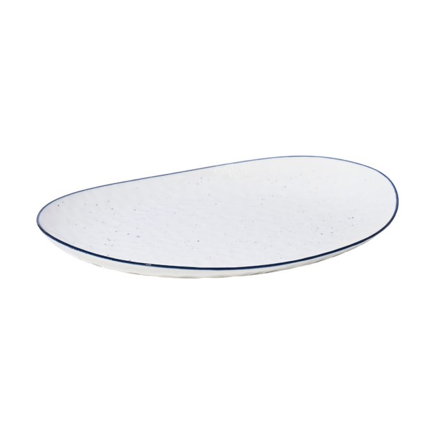 Estia ESTIA ΠΙΑΤΟ ΡΗΧΟ PEBBLES ΠΟΡΣΕΛΑΝΙΝΟ 28cm