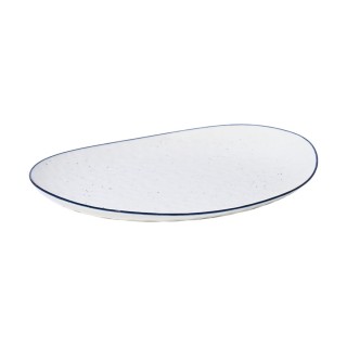 Estia ESTIA ΠΙΑΤΟ ΡΗΧΟ PEBBLES ΠΟΡΣΕΛΑΝΙΝΟ 28cm