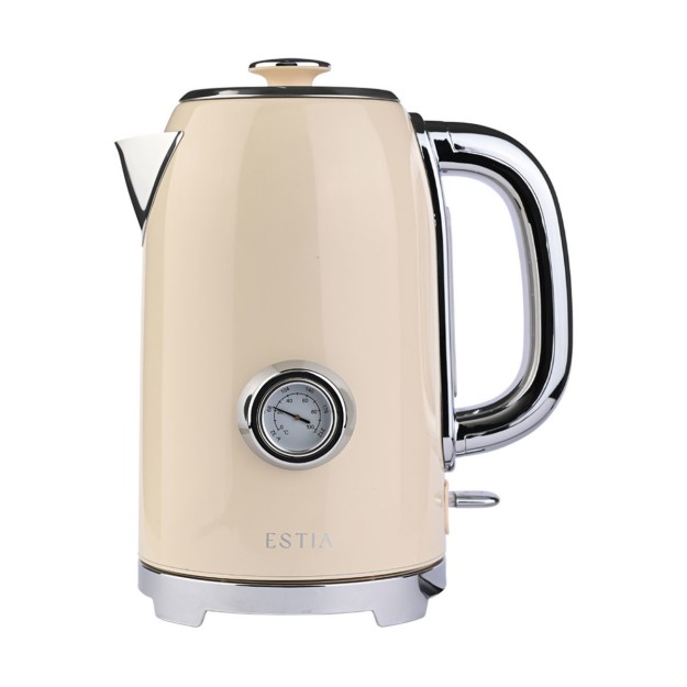 Estia ESTIA ΒΡΑΣΤΗΡΑΣ RETRO EPOQUE ΑΝΟΞΕΙΔΩΤΟΣ 2200w 1.7lt ΚΡΕΜ