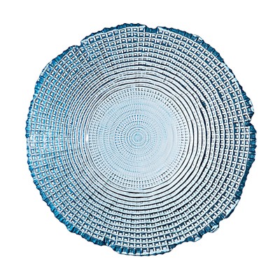 Estia ESTIA ΣΑΛΑΤΙΕΡΑ ROCHE ΓΥΑΛΙΝΗ 27.5x8cm ΜΠΛΕ