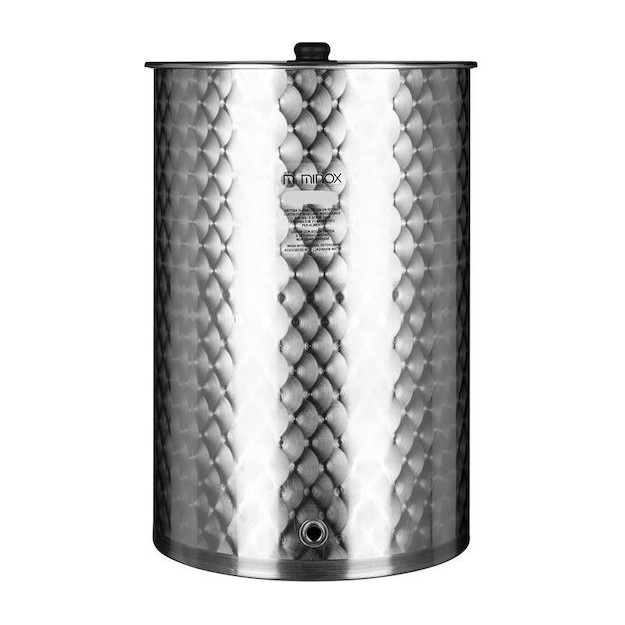 ΔΟΧΕΙΟ ΛΑΔΙΟΥ ΚΡΑΣΙΟΥ ΙΝΟΧ MINOX 110 LT + ΚΑΝΟΥΛΑ