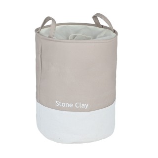 Estia ESTIA ΚΑΛΑΘΙ ΑΠΛΥΤΩΝ TONE LAB ΜΕ ΧΕΡΟΥΛΙΑ 35x35x50cm STONE CLAY