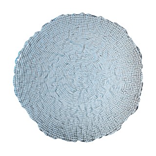 Estia ESTIA ΠΙΑΤΕΛΑ ΣΕΡΒΙΡΙΣΜΑΤΟΣ ROCHE ΓΥΑΛΙΝΗ 32x2.9cm ΜΠΛΕ