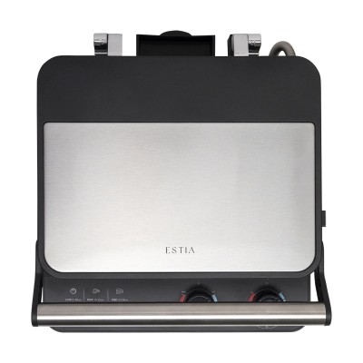 Estia ESTIA ΣΑΝΤΟΥΙΤΣΙΕΡΑ ΓΚΡΙΛΙΕΡΑ INOXSENSE 4 ΘΕΣΕΩΝ 2000W ΜΕ ΑΠΟΣΠΩΜΕΝΕΣ ΑΝΤΙΚΟΛΛΗΤΙΚΕΣ ΠΛΑΚΕΣ
