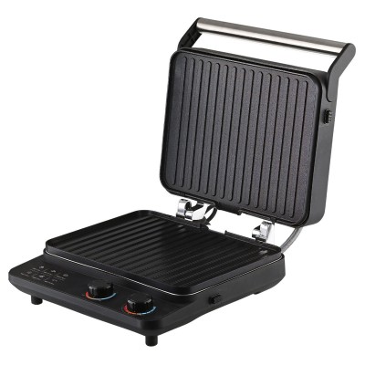 Estia ESTIA ΣΑΝΤΟΥΙΤΣΙΕΡΑ ΓΚΡΙΛΙΕΡΑ INOXSENSE 4 ΘΕΣΕΩΝ 2000W ΜΕ ΑΠΟΣΠΩΜΕΝΕΣ ΑΝΤΙΚΟΛΛΗΤΙΚΕΣ ΠΛΑΚΕΣ