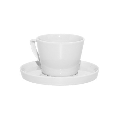 Estia ESTIA ΦΛΥΤΖΑΝΙ ΚΑΦΕ KYRA 220ml ΛΕΥΚΟ ΜΕ ΠΙΑΤΑΚΙ