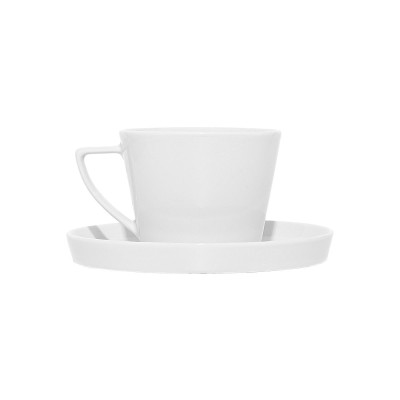 Estia ESTIA ΦΛΥΤΖΑΝΙ ΚΑΦΕ KYRA 220ml ΛΕΥΚΟ ΜΕ ΠΙΑΤΑΚΙ