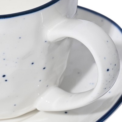 Estia ESTIA ΦΛΥΤΖΑΝΙ ΚΑΦΕ PEBBLES ΠΟΡΣΕΛΑΝΗ 120ml ΜΕ ΠΙΑΤΑΚΙ