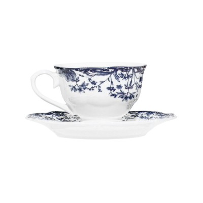 Estia ESTIA ΦΛΥΤΖΑΝΙ ΚΑΦΕ REVERIE BLUE 220ml ΜΕ ΠΙΑΤΑΚΙ