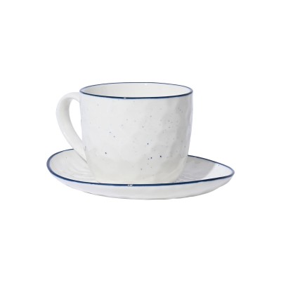 Estia ESTIA ΦΛΥΤΖΑΝΙ ΤΣΑΓΙΟΥ PEBBLES ΠΟΡΣΕΛΑΝΗ 220ml ΜΕ ΠΙΑΤΑΚΙ