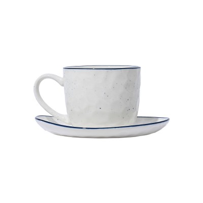 Estia ESTIA ΦΛΥΤΖΑΝΙ ΤΣΑΓΙΟΥ PEBBLES ΠΟΡΣΕΛΑΝΗ 220ml ΜΕ ΠΙΑΤΑΚΙ