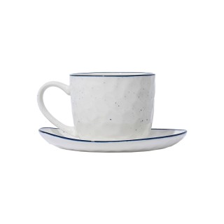 Estia ESTIA ΦΛΥΤΖΑΝΙ ΤΣΑΓΙΟΥ PEBBLES ΠΟΡΣΕΛΑΝΗ 220ml ΜΕ ΠΙΑΤΑΚΙ