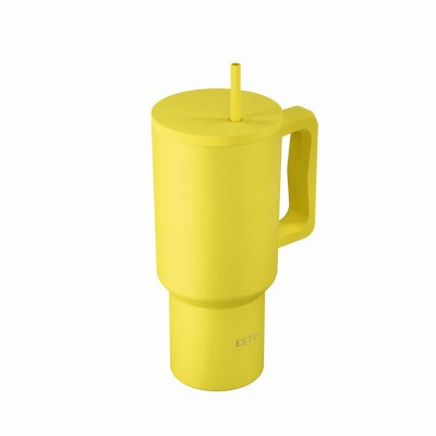 Estia ESTIA ΘΕΡΜΟΣ STRAW TUMBLER XL SAVE THE AEGEAN 900ml SUNBEAM