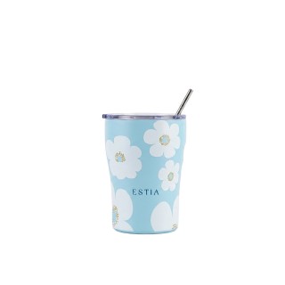 Estia ESTIA ΘΕΡΜΟΣ COFFEE MUG SAVE THE AEGEAN 350ml BLUE DAISY