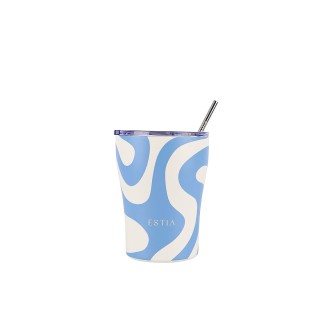 Estia ESTIA ΘΕΡΜΟΣ COFFEE MUG SAVE THE AEGEAN 350ml OCEAN WAVES