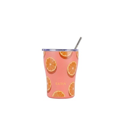 Estia ESTIA ΘΕΡΜΟΣ COFFEE MUG SAVE THE AEGEAN 350ml ORANGE POP