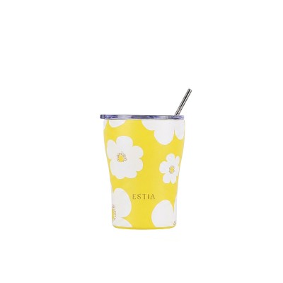 Estia ESTIA ΘΕΡΜΟΣ COFFEE MUG SAVE THE AEGEAN 350ml YELLOW DAISY