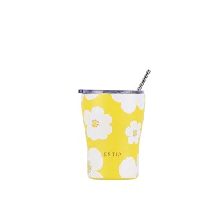 Estia ESTIA ΘΕΡΜΟΣ COFFEE MUG SAVE THE AEGEAN 350ml YELLOW DAISY