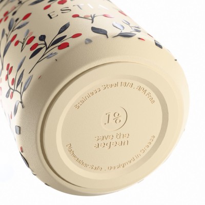 Estia ESTIA ΘΕΡΜΟΣ FLOW  SAVE THE AEGEAN 500ml BLOOM BEIGE