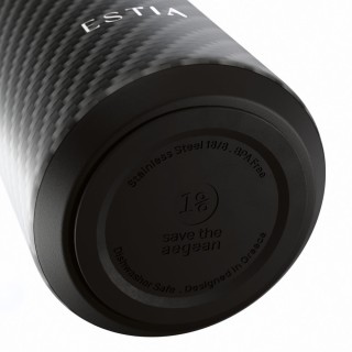 Estia ESTIA ΘΕΡΜΟΣ FLOW  SAVE THE AEGEAN 500ml CARBON FIBRE