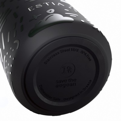 Estia ESTIA ΘΕΡΜΟΣ FLOW  SAVE THE AEGEAN 500ml NOIR ECHO