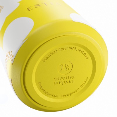 Estia ESTIA ΘΕΡΜΟΣ FLOW  SAVE THE AEGEAN 500ml YELLOW DAISY