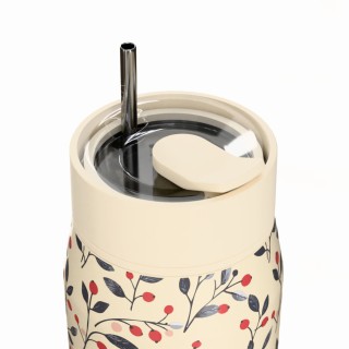 Estia ESTIA ΘΕΡΜΟΣ LENS SAVE THE AEGEAN 360ml BLOOM BEIGE