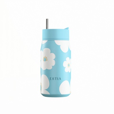 Estia ESTIA ΘΕΡΜΟΣ LENS SAVE THE AEGEAN 360ml BLUE DAISY