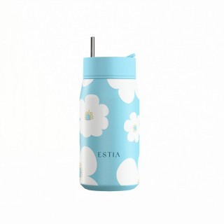 Estia ESTIA ΘΕΡΜΟΣ LENS SAVE THE AEGEAN 360ml BLUE DAISY