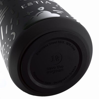 Estia ESTIA ΘΕΡΜΟΣ LENS SAVE THE AEGEAN 360ml NOIR ECHO