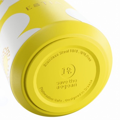 Estia ESTIA ΘΕΡΜΟΣ LENS SAVE THE AEGEAN 360ml YELLOW DAISY