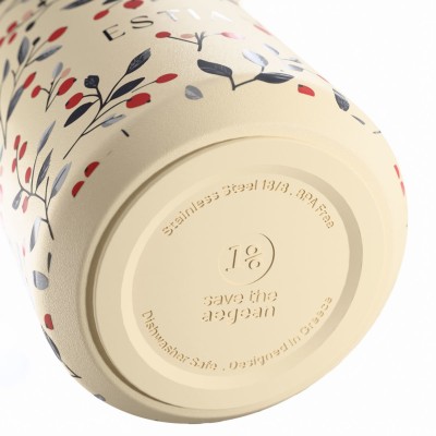 Estia ESTIA ΘΕΡΜΟΣ PULSE  SAVE THE AEGEAN 500ml BLOOM BEIGE