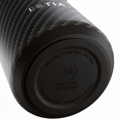 Estia ESTIA ΘΕΡΜΟΣ PULSE  SAVE THE AEGEAN 500ml CARBON FIBRE