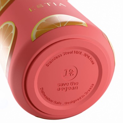 Estia ESTIA ΘΕΡΜΟΣ PULSE  SAVE THE AEGEAN 500ml ORANGE POP