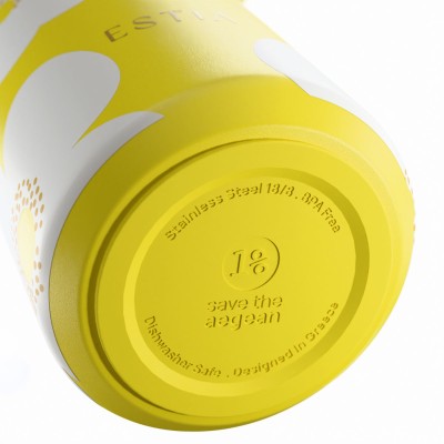 Estia ESTIA ΘΕΡΜΟΣ PULSE  SAVE THE AEGEAN 500ml YELLOW DAISY