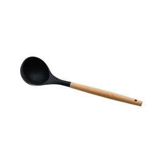 Estia ESTIA ΚΟΥΤΑΛΑ ΒΑΘΙΑ BAMBOO ESSENTIALS ΣΙΛΙΚΟΝΗΣ ΜΑΥΡΗ