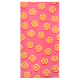 Estia ESTIA ΠΕΤΣΕΤΑ ΘΑΛΑΣΣΗΣ MICROFIBER ΜΕ ΤΣΑΝΤΑΚΙ ORANGE POP