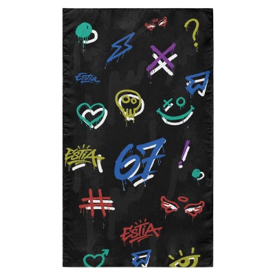 Estia ESTIA ΠΕΤΣΕΤΑ ΘΑΛΑΣΣΗΣ MICROFIBER ΜΕ ΤΣΑΝΤΑΚΙ SIX SEVEN